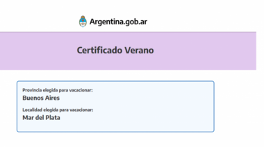 Habilitan el ´Certificado Verano´ para transitar por la Provincia