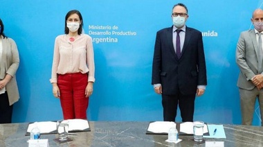 Argentina firmó un acuerdo de cooperación con la embajadora de la Unión Europea 