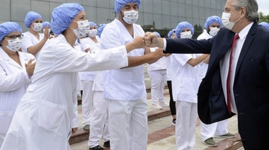 Alberto recorrió el Hospital Oncológico de José C. Paz