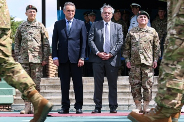 Fernández celebró una denuncia contra un militar por instigan a la violencia