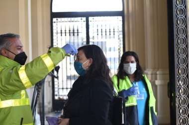 Con un estricto protocolo de seguridad, sesionó el Concejo Deliberante en el Pasaje Dardo Rocha 