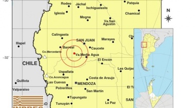 San Juan: hubo un terremoto de 5,2 grados en la escala de Richter