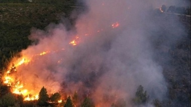Persisten los incendios forestales en Chubut y Río Negro
