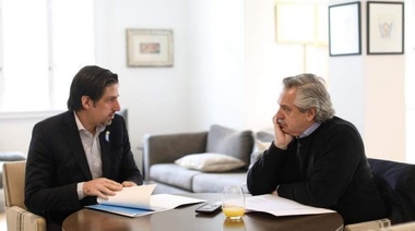 Alberto Fernández se reunió con Trotta por las clases presenciales