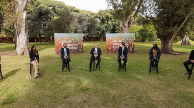 El Presidente presentó la Ley de Educación Ambiental Integral