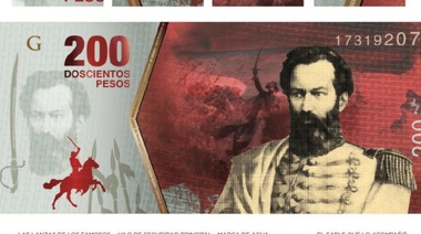 Martín Miguel de Güemes será homenajeado en el nuevo billete de $200