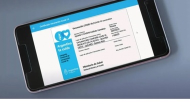 La credencial de vacunación digital "Mi Argentina" será la acreditación internacional de la vacuna contra el covid