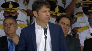 Kicillof le envió un fuerte mensaje a la Policía Bonaerense