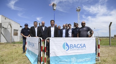 La Provincia inauguró la red de gas para Guaminí y Laguna Alsina