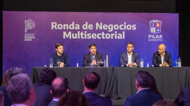 Kicillof participó de la mesa multisectorial de negocios