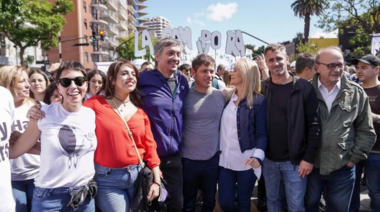 La Cámpora marchó hasta el predio de la exEsma