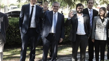 Fernández y Boric recorrieron el Museo Sitio de Memoria Esma