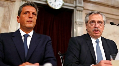 Alberto Fernández recibe a Massa en Casa Rosada