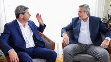 Fernández viajó a San Juan para entregar viviendas junto al gobernador Uñac