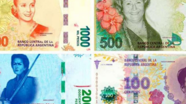 Vuelven los próceres a los billetes de pesos