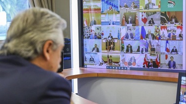 Alberto Fernández participó de la XIV Cumbre de Jefes de Estado de los Brics