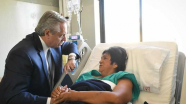 Alberto Fernández visitó a Milagro Sala