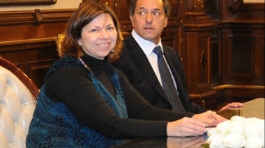 Scioli destacó que Batakis llega con "gran respaldo" al Gabinete