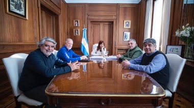 Cristina Kirchner recibió a los dirigentes de la CGT 