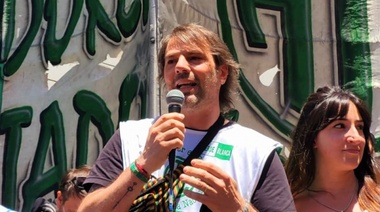 Daniel Catalano: "El movimiento obrero está unido por Cristina"
