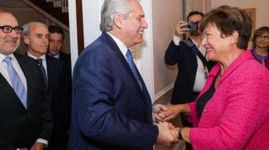 Fernández se reunió con la directora del FMI