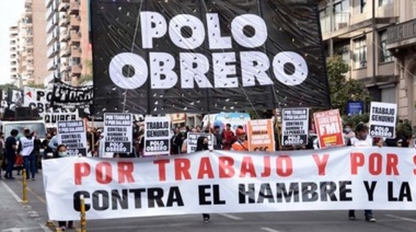 El bloque Unidad Piquetera marcha al Ministerio de Desarrollo Social