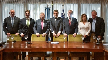 Massa recibió a una delegación de legisladores de Estados Unidos