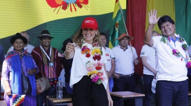 Victoria Tolosa Paz y Evo Morales unidos por la integración, el trabajo y la producción