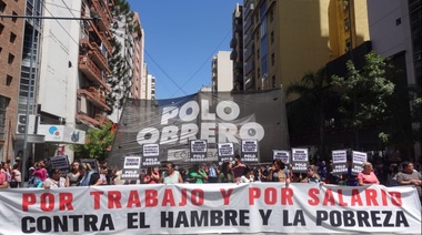 Unidad Piquetera moviliza a Desarrollo Social