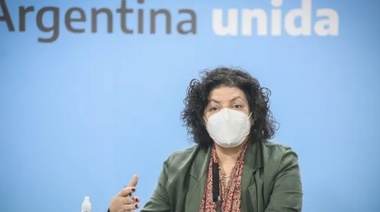 Vizzotti llevó "tranquilidad a la población" y recomendó el uso del barbijo