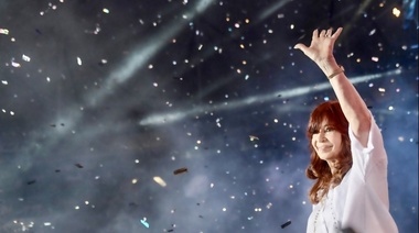 Cristina encabeza el acto de inauguración de un Polideportivo en Avellaneda