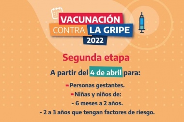 El lunes comienza la vacunación antigripal en la provincia de Buenos Aires