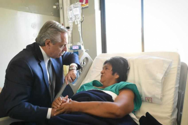 Alberto Fernández visitó a Milagro Sala