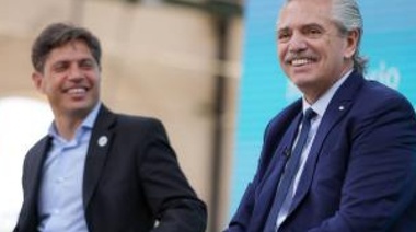 Alberto Fernández y Axel Kicillof inauguran el Colector Cloacal Morón Sur