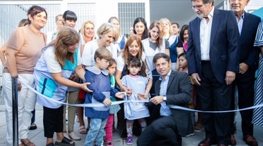 Kicillof destacó que por cuarto año consecutivo las clases "empiezan en tiempo y forma"