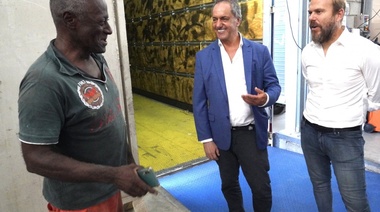 Scioli visitó el Polo Industrial de Ezeiza