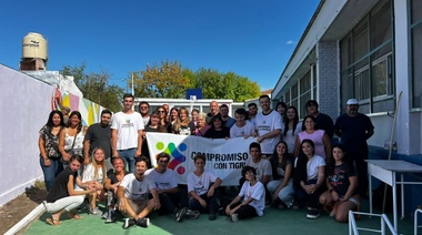 Malena Galmarini acompañó la puesta en valor de la Primaria 20 en Don Torcuato