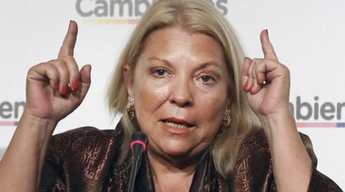 Carrió evoluciona del accidente isquémico y sería dada de alta en las próximas horas