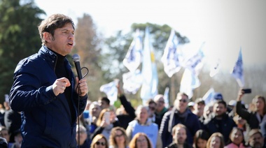 Kicillof pidió a la ciudadanía que concurra a votar para "conjurar" los proyectos de JxC