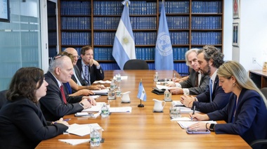 Cafiero se reunió con la comunidad judía en Nueva York y reafirmó la postura de la Argentina contra el odio y el antisemitismo