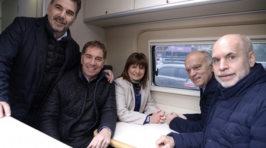 Bullrich prometió en Lanús "bajar índices de violencia y cambiar el código penal"