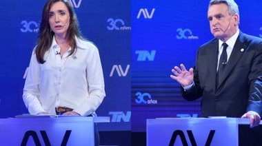 Agustín Rossi y Victoria Villarruel debaten esta noche de cara al balotaje