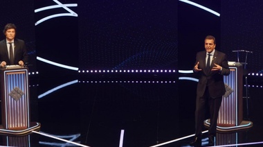 Massa impuso su estrategia de mostrarse 'presidenciable' en el debate con Milei