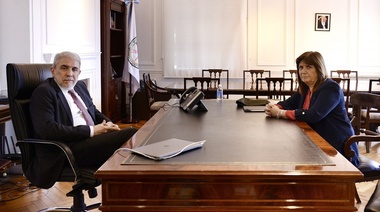 Bullrich se volvió a reunir con Aníbal Fernández y reiteró que "Argentina necesita orden"