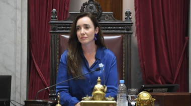 Así fue el discurso de Villarruel y el momento de su votación para darle la victoria al oficialismo