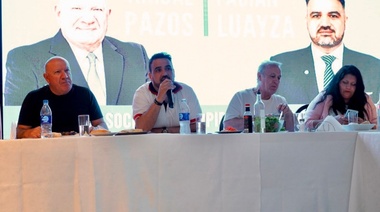 Cuervo y Luayza encabezaron una actividad junto a Aníbal Pazos en Marcos Paz