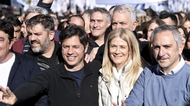 Kicillof participó de la marcha en apoyo a Cristina Fernández de Kirchner