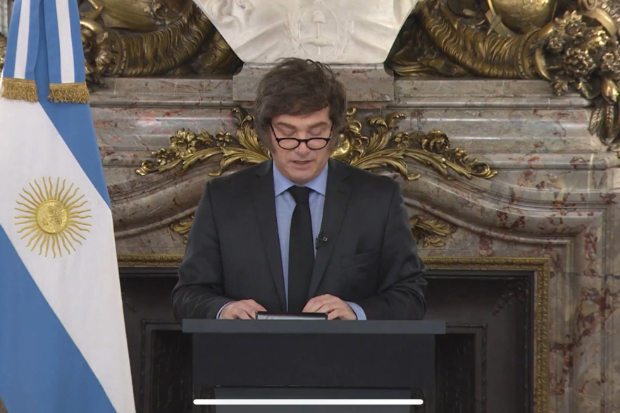 Al presentar el Presupuesto, Javier Milei dijo que "lo peor ya pasó"