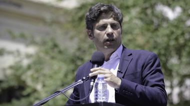 Axel Kicillof: "Fue una despedida popular, masiva y cuidada"