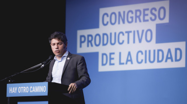 Kicillof: "No se puede pensar el desarrollo de la Ciudad sin una política nacional que acompañe la producción y el trabajo"